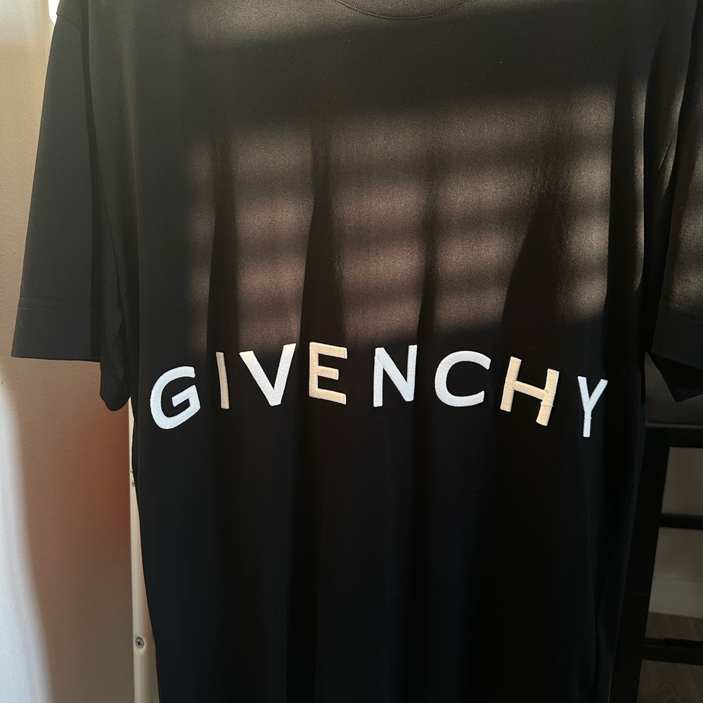 Givenchy Black Crew Neck Tee
